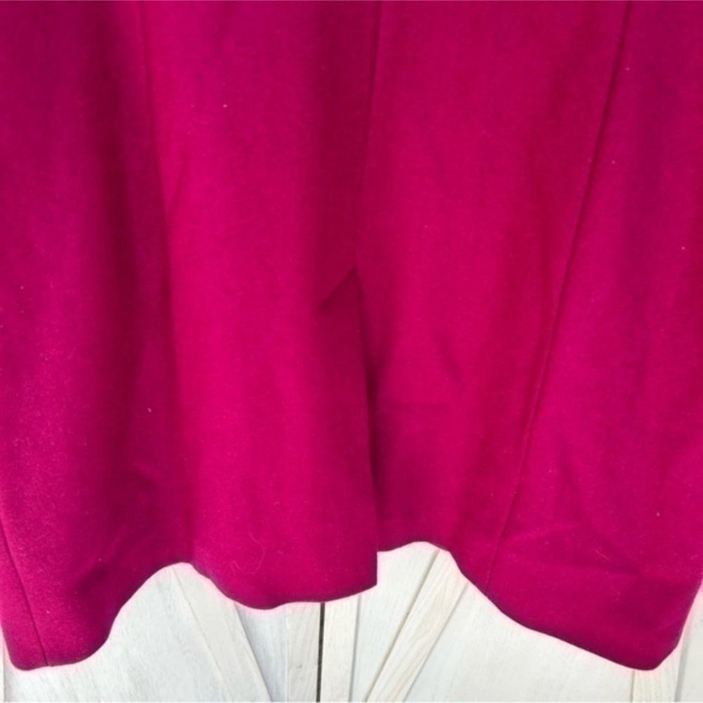✨Like New DKNY Women's Burgundy fuchsia pink blazer style peacoat size 8 - Picture 3 of 9